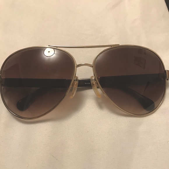 Chanel Gold Brown Gradient Pilot Sunglasses - Picture 1 of 4